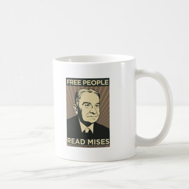 Free people Read Mises Coffee Mug (Right)