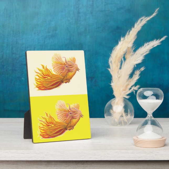 Free Phoenix Bird Rising  Plaque (Side)