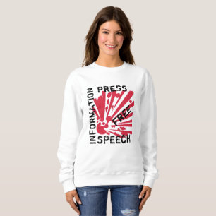 Free Press Free Speech – Information Sweatshirt