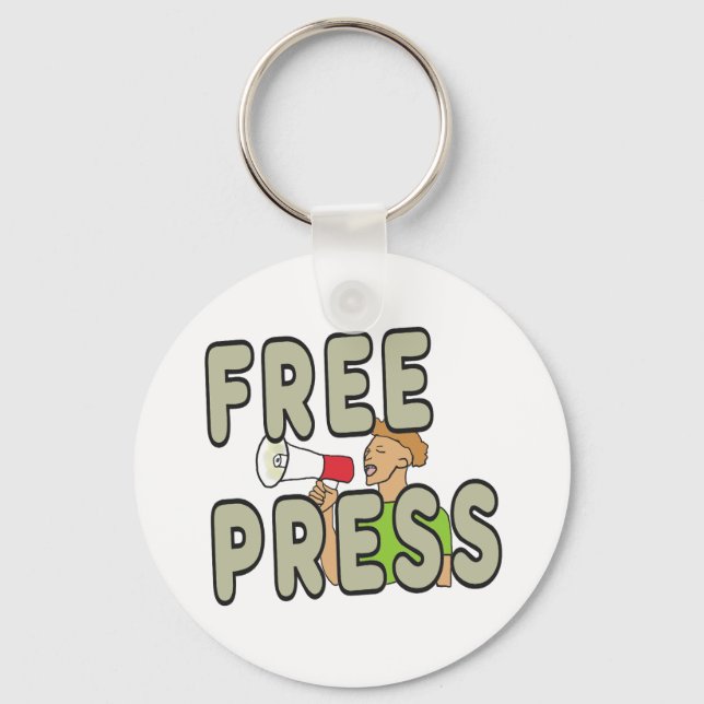 Free Press Key Ring (Front)