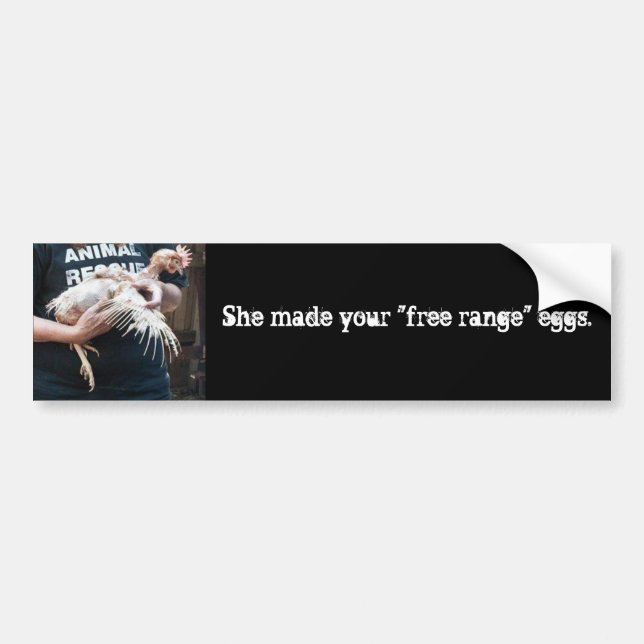 Free Range Myth Bumper Sticker (Front)