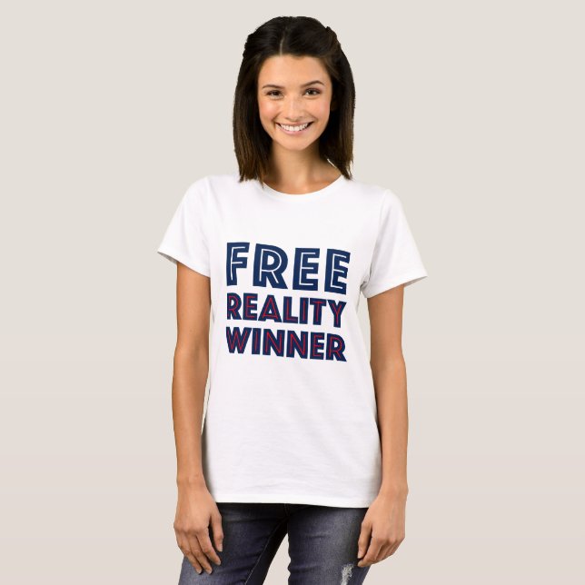 Free Reality Winner T-Shirt (Front Full)