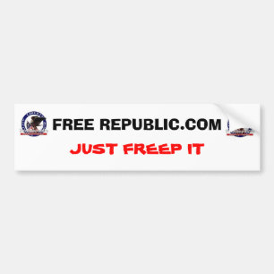 FREE REPUBLIC.COM BUMPER STICKER