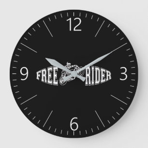 Free rider large clock