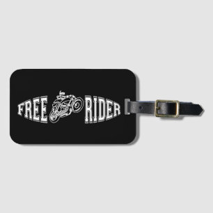 Free rider luggage tag