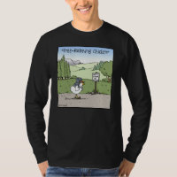 Free-Roaming Chicken Funny Cartoon