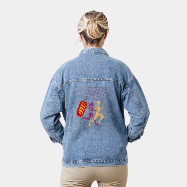 free run denim jacket (Model)