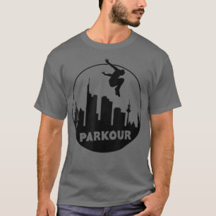 Free Running Parkour Men Kids T-Shirt