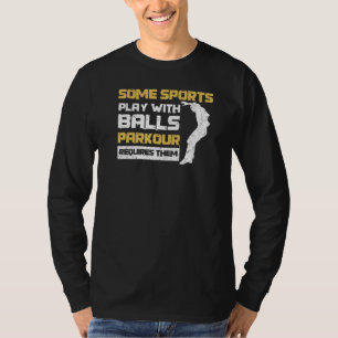 Free Running Quote For A Parkour T-Shirt