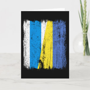 Free Russia Ukraine Half Flag Russian Opposition U Card