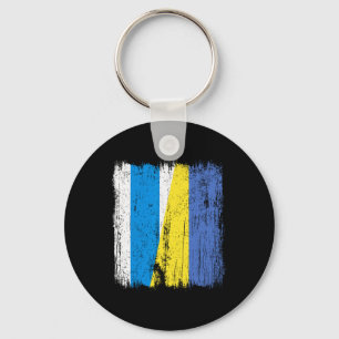 Free Russia Ukraine Half Flag Russian Opposition U Key Ring