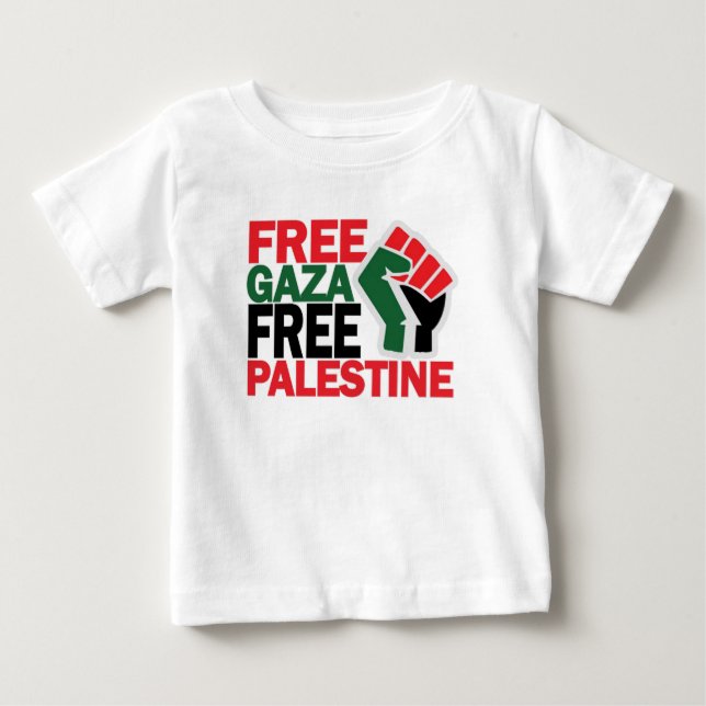 FREE SAFE GAZA PALESTINE G.png Baby T-Shirt (Front)
