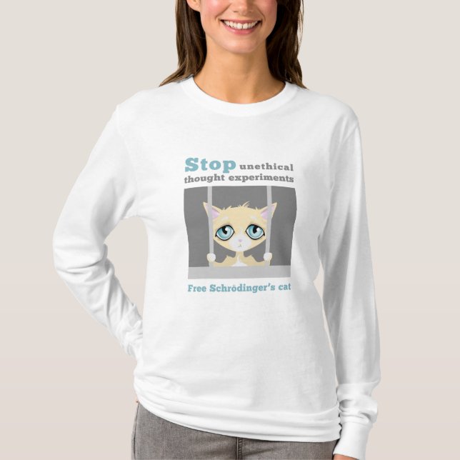 Free Schrodinger's Cat T-Shirt (Front)