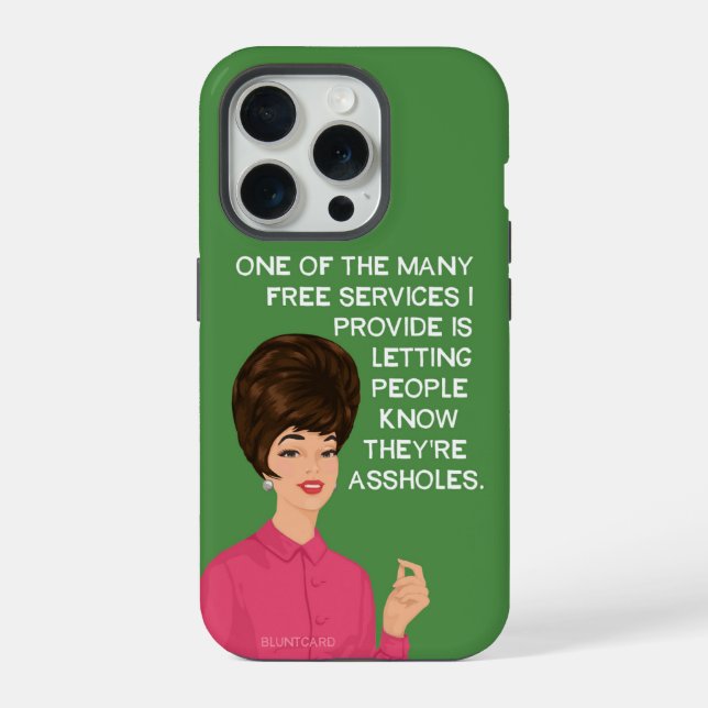 Free services.  iPhone case (Back)