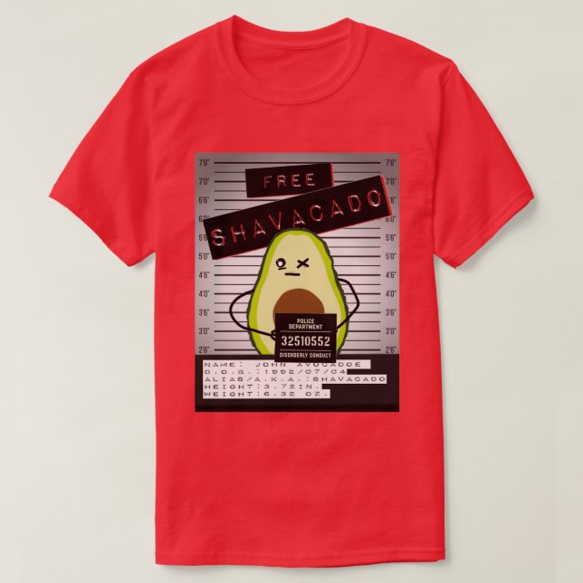 FREE SHAVACADO 4 T-Shirt (Design Front)