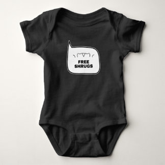 FREE SHRUGS Funny Kaomoji Japanese Emoticons 2 Baby Bodysuit