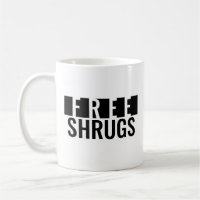 Free Shrugs Minimalist Classic Mug