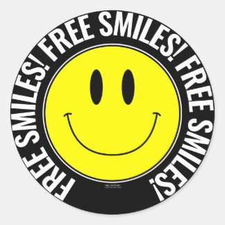 Free Smiles Smilie Sticker