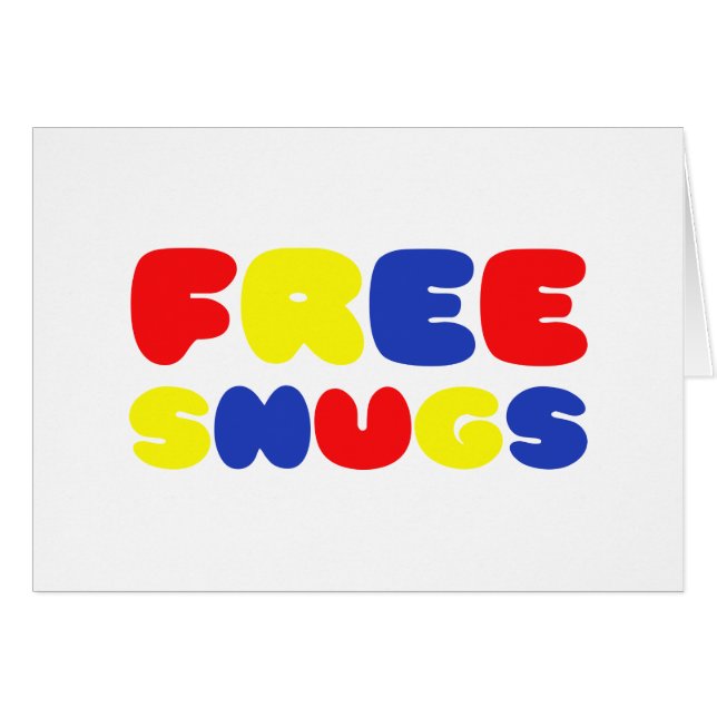 FREE SNUGS CARD (Front Horizontal)