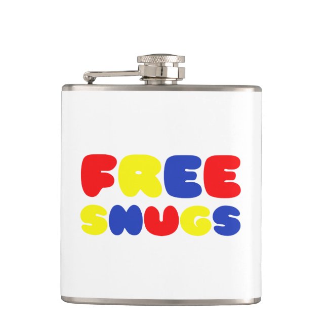 FREE SNUGS HIP FLASK (Front)