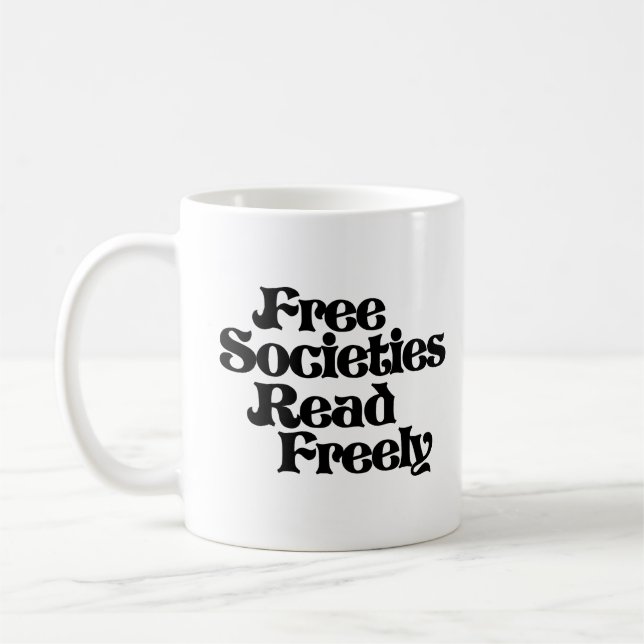 Free Societies Read Freely Coffee Mug (Left)