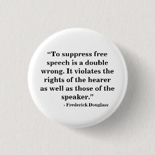 Free Speech Badge - Quote 27