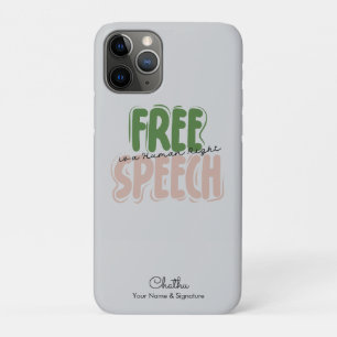 Free Speech Is a Human Right Case-Mate iPhone Case