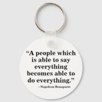 Free Speech Keyring - Quote 32
