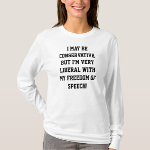 Free Speech Womens Long Sleeve T-shirt  D0004