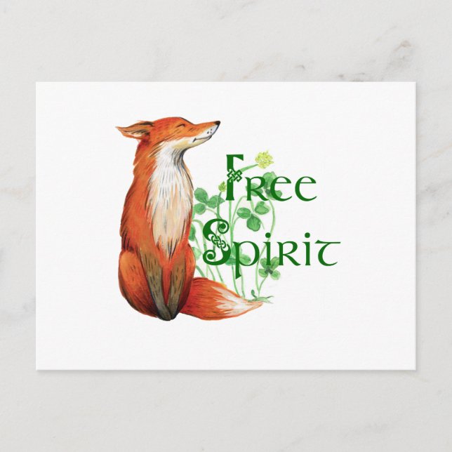 free spirit fox postcard (Front)