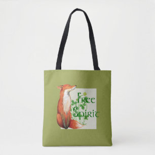 Free Spirit Fox Tote Bag