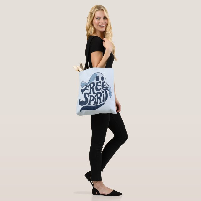 Free Spirit Ghost Tote Bag (On Model)