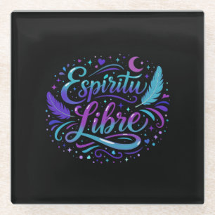 Free Spirit Glass Coaster