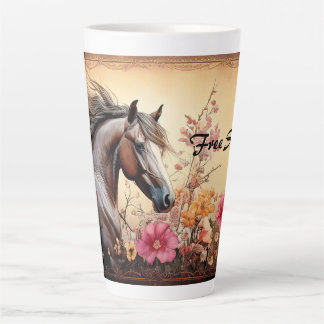 Free Spirit Horse Latte Mug
