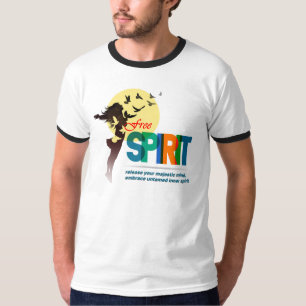 Free Spirit   Men Ringer T-Shirt