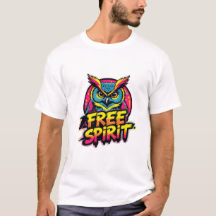 Free Spirit Owl  T-Shirt