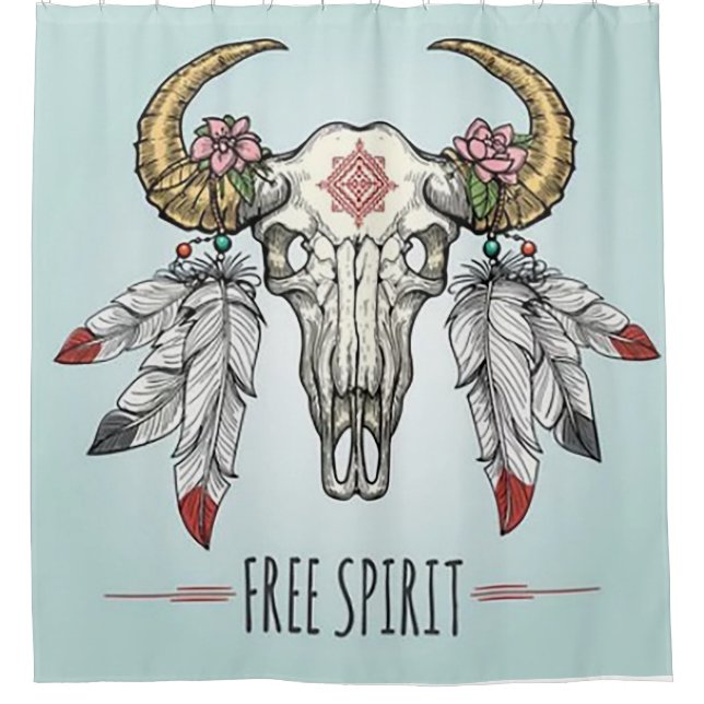 Free Spirit Shower Curtain (Front)