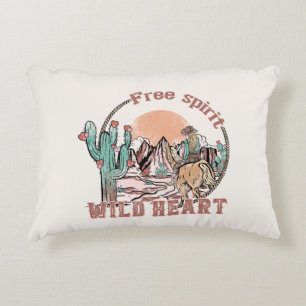 Free Spirit, Wild Heart Decorative Cushion