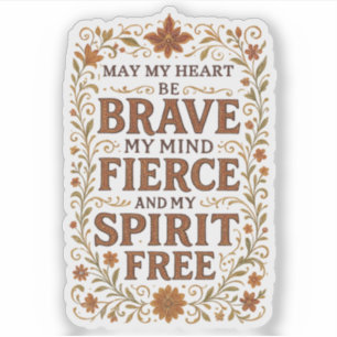 Free-Spirited Bohemian Affirmation Quote Art
