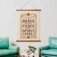 Free-Spirited Bohemian Affirmation Quote Art