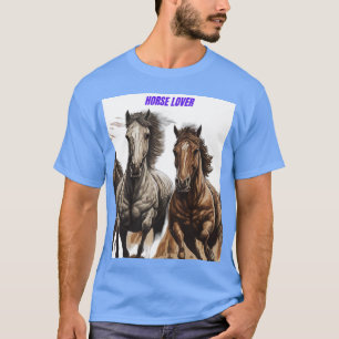 🔥 Free Spirits Run Wild Horseback Rider Tee