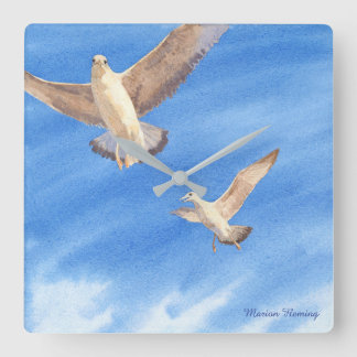 Free Spirits! Square Wall Clock