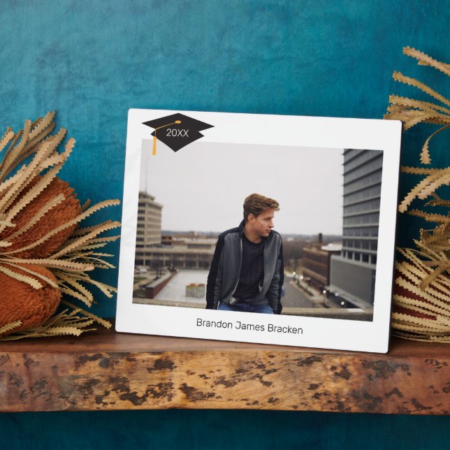 Free Standing Easel Sign Graduation Photo Plaque (Side)