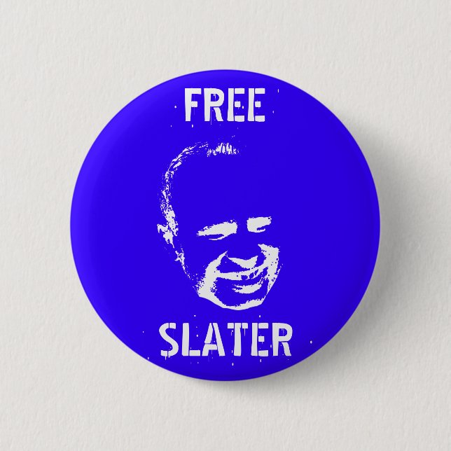 Free Steven Slater Button (Front)
