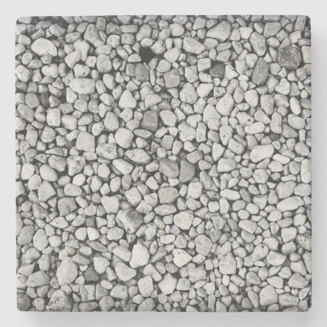 Free Stones and Pebbles Stone Coaster (Front)