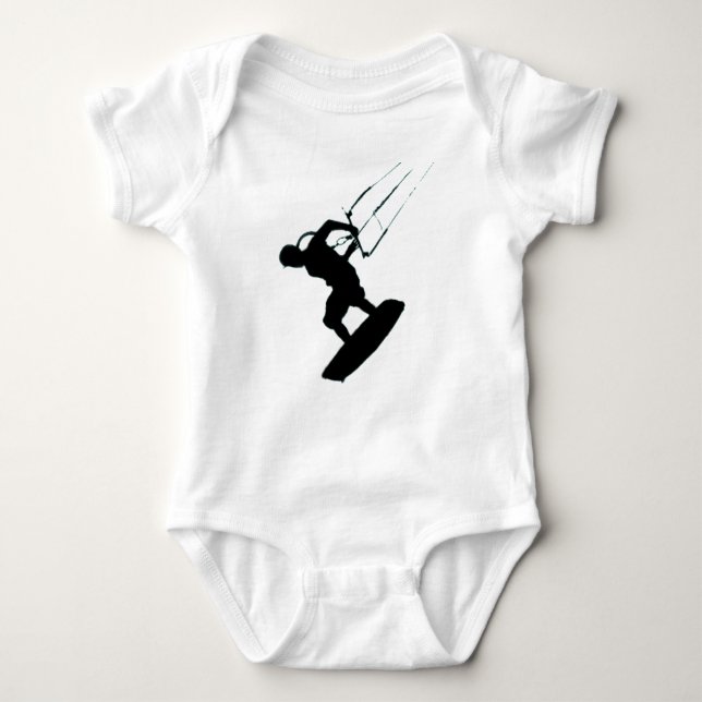 free style Kiteboarding Baby Bodysuit (Front)