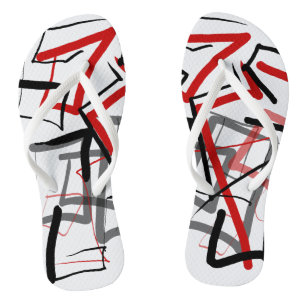 Free style zig-zag jandals