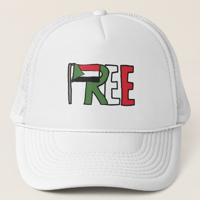 Free Sudan Trucker Hat (Front)