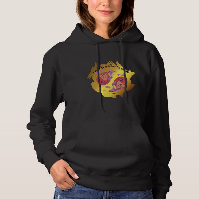 Free Swimming Fish Hoodie (Front)