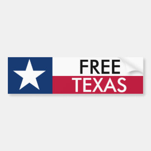 Free Texas Bumper Sticket Sticker